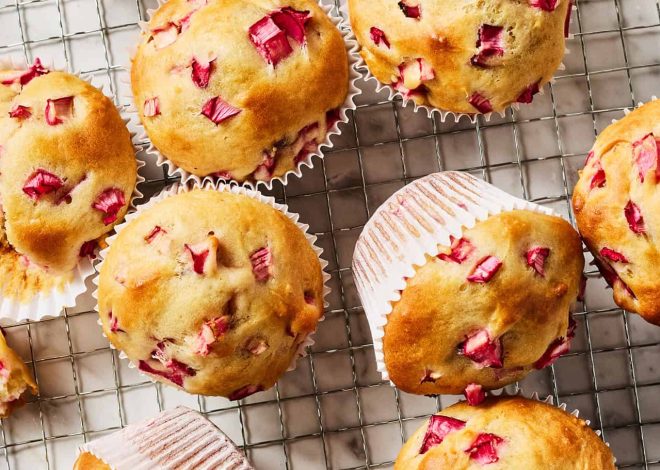 Resep Muffin Rhubarb – Cinta dan Lemon