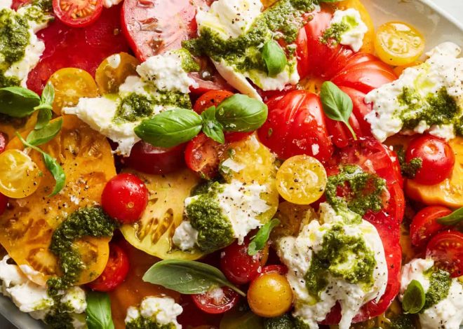 Resep Salad Burrata – Cinta dan Lemon